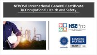 NEBOSH International General Certificate - Unit IG1 and IG2 (Weekend)