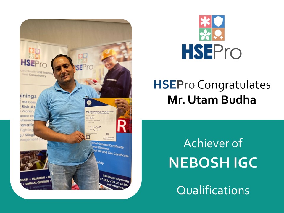 our KSA nebosh learners