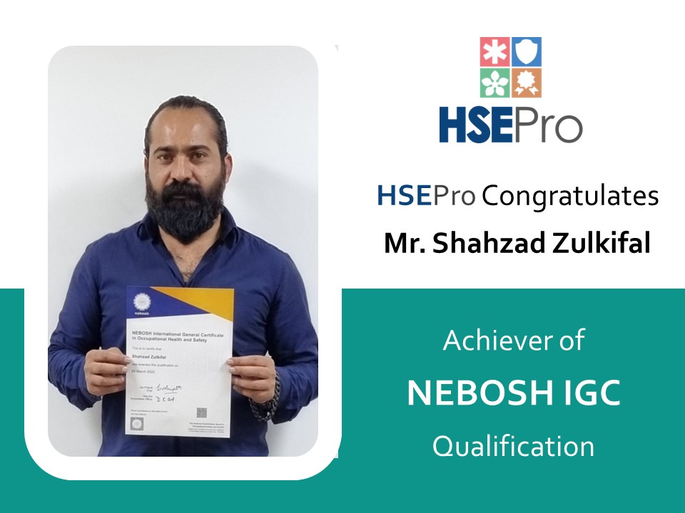 nebosh igc hsepro Saudi Arabia