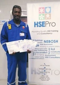 NEBOSH,IOSH , EXEMPLAR GLOBAL trainings in KSA